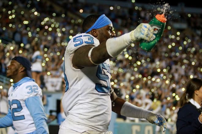 Malik Carney and UNC had many reasons to celebrate Saturday, then there's the flip side.