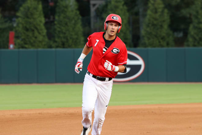 georgia baseball uniforms