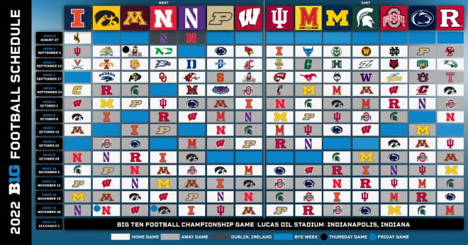 Printable 2023 Nebraska football schedule - August 17, 2023