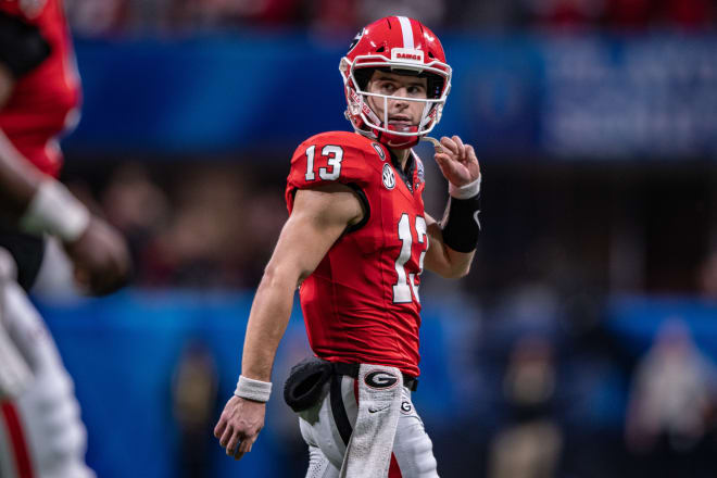 Stetson Bennett named offensive MVP of Georgia's CFP title game win