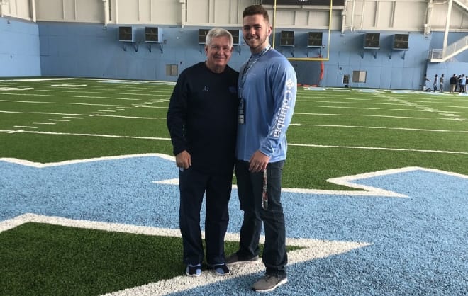 Georgia offensive lineman Mason Bundy has been to UNC twice this spring and enjoyed both visits a lot.