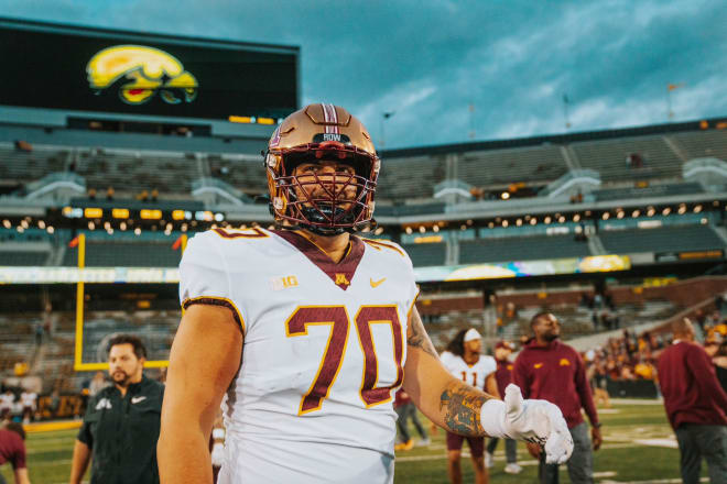 Minnesota OL transfer Cade McConnell has committed to Vanderbilt