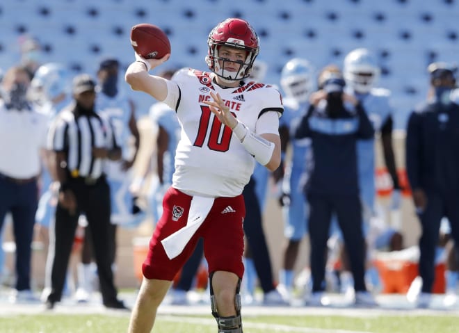 NC State Wolfpack football quarterback Ben Finley