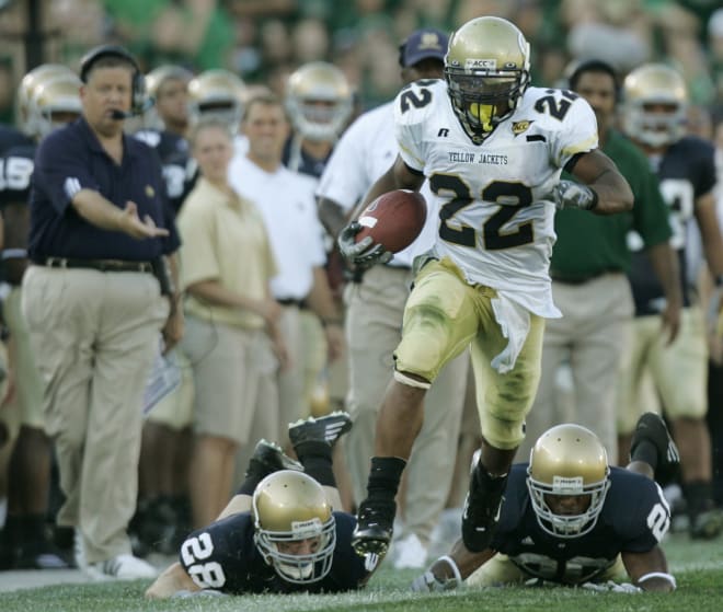 Notre Dame Fighting Irish football vs. the Georgia Tech Yellow Jackets in 2007