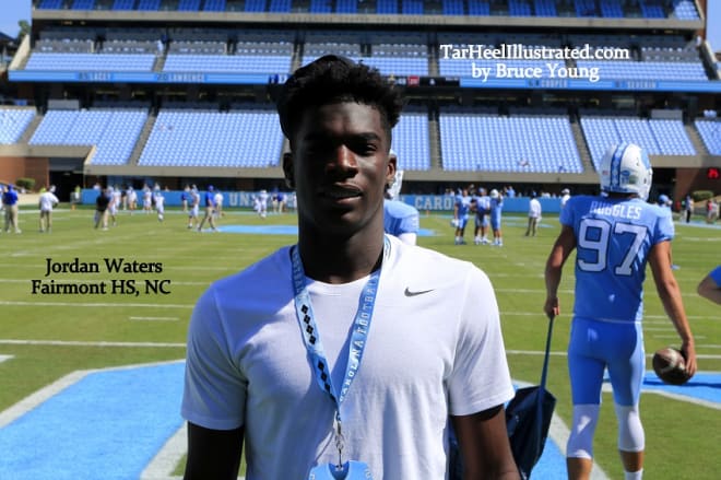 Jordan Waters had a great visit at UNC this past weekend as his relationship with the Carolina staff continues to grow.