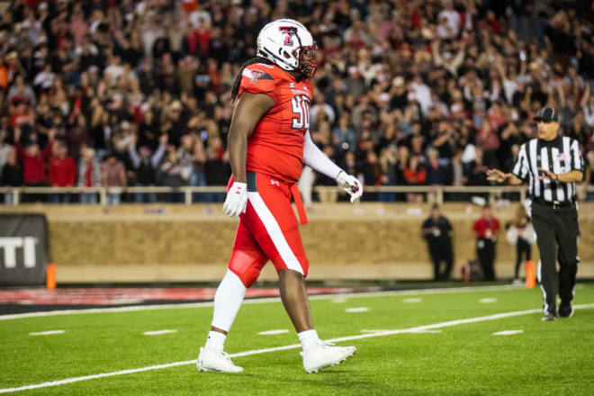 Devin Drew played over 900 snaps the last two seasons at Texas Tech. 
