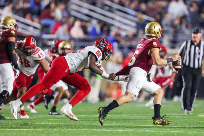 NC State Wolfpack football defensive end Ibrahim Kante