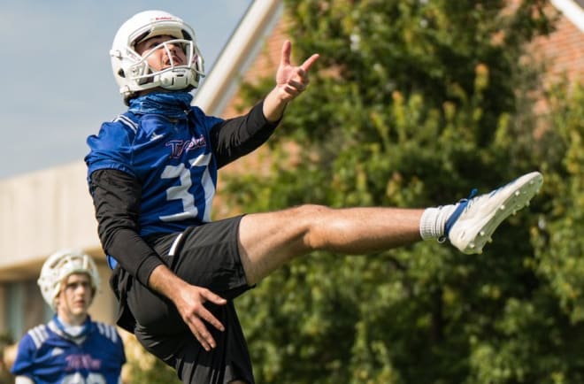 Former Australian Rules Football player Lachlan Wilson will handle punting duties for Tulsa in 2020.