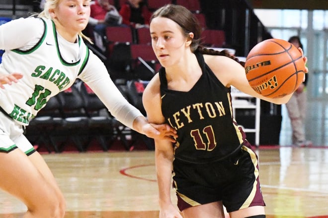 Leyton's got everybody back - including junior all-state guard Zaili Benish (11) - making the Warriors one of Huskerland's top ten teams in Class D-2.