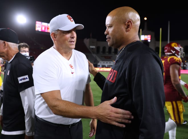 Clay Helton and David Shaw