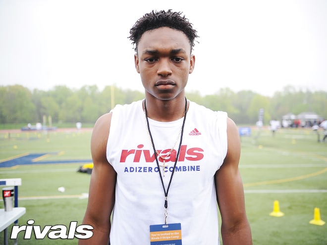 Raines following his performance at the Rivals Adizero Combine in Franklin, NJ, where he earned an invite to the next day's Rivals 3 Stripe Camp.