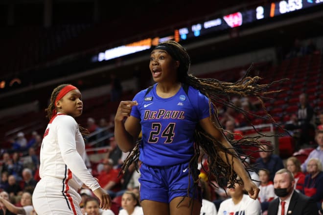 DePaul forward Annesah Morrow, the nation's No. 2 rated player in the transfer portal, also signed with LSU after recording 52 double-doubles in her first two collegiate seasons., 
