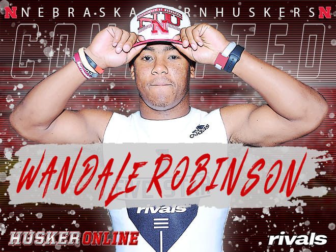 Rivals100 prospect Wandale Robinson announced he was flipping his commitment from Kentucky to Nebraska on Wednesday.