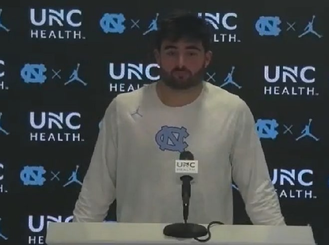 Sam Howell, Josh Downs, and Quiron Johnson were the offensive Tar Heels that met with the media Tuesday evening.