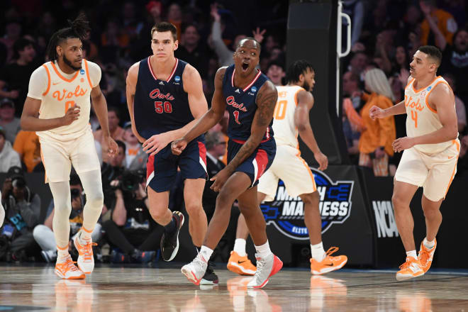 Tennessee's season came to an end Thursday with a loss to Florida Atlantic in the Sweet 16. 