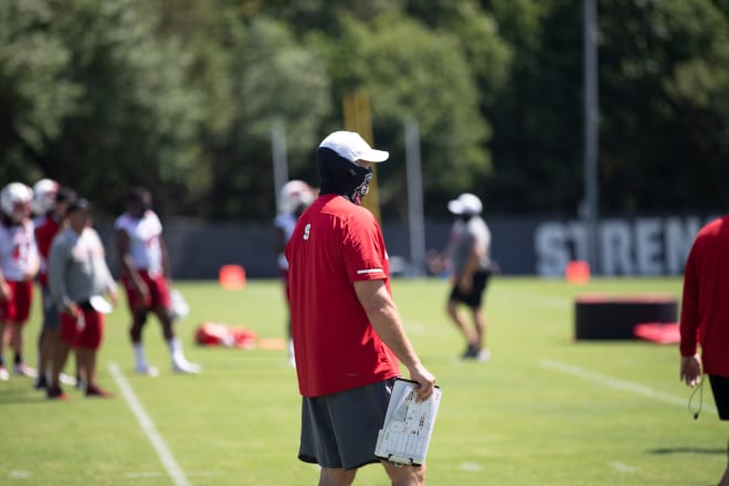 NC State Wolfpack football head coach Dave Doeren