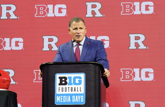 Greg Schiano speaks at Big Ten Media Days Credit: Big Ten Conference