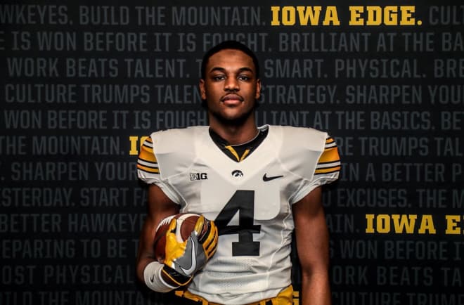 Four-star wide receiver David Bell will be back in Iowa City this weekend.