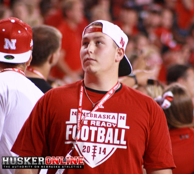 Offensive line commit Bryan Brokop made his first visit to Lincoln this weekend since July. 
