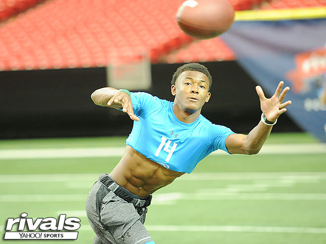 Alabama freshman receiver DeVonta Smith appears to be picking things up quickly this summer. Photo | Rivals.com