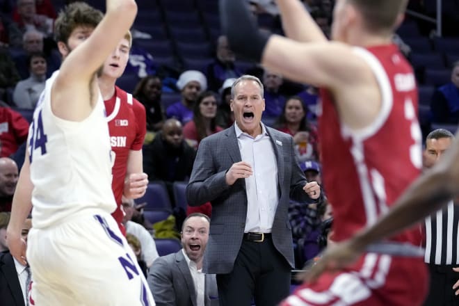 Head coach Chris Collins was still playing at Duke the last time Northwestern swept a season series from Wisconsin.