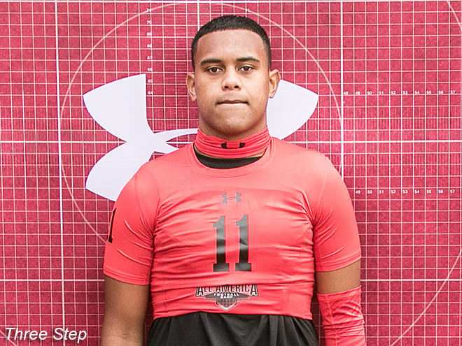 Taulia Tagovailoa, a 2019 quarterback recruit, isn't committed to Alabama but has drawn some respect from Alabama players. Photo | Rivals.com