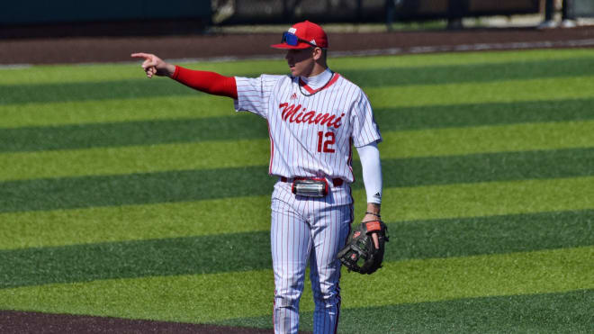 Miami (OH) transfer shortstop Cooper Weiss.