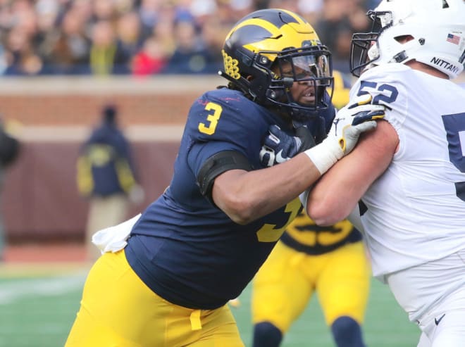 Rashan Gary was selected by the Green Bay Packers in the first round. 