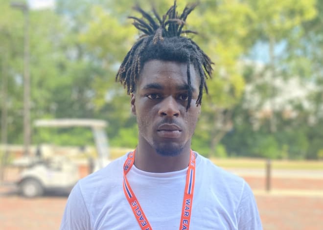 Zaquan Patterson visited Auburn for Big Cat Weekend Saturday.
