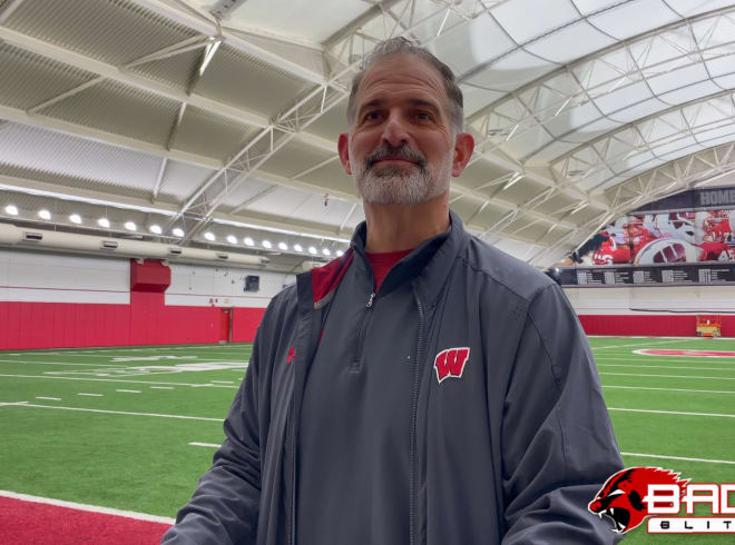 Wisconsin offensive line coach Joe Rudolph is headed to Virginia Tech. 