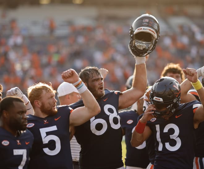 The Wahoos were fortunate to be able to celebrate Saturday after coming back to beat ODU.