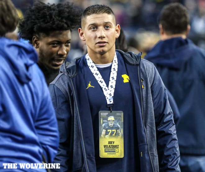 Three-star safety Joey Velazquez is going to attempt to play football and baseball at Michigan.