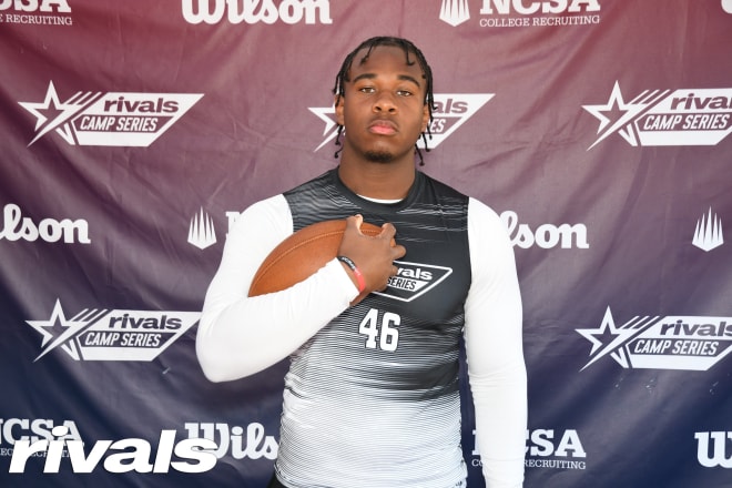 Lloyd looked strong during drills at the Rivals Camp in Florida
