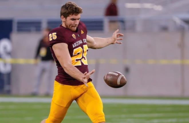 Turk made his ASU debut on August 29, 2019 breaking an NCAA record for highest average yards per punt with a minimum of five attempts (63)