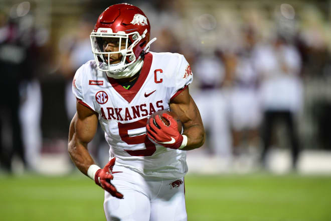 Rakeem Boyd ran for more than 2,000 yards during his career with the Razorbacks.