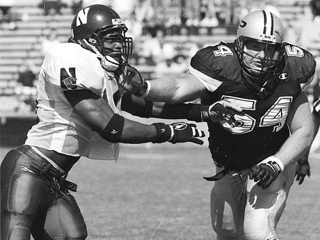 Mark Fischer was a starting guard at Purdue before Joe Tiller made him his left tackle in 1997.