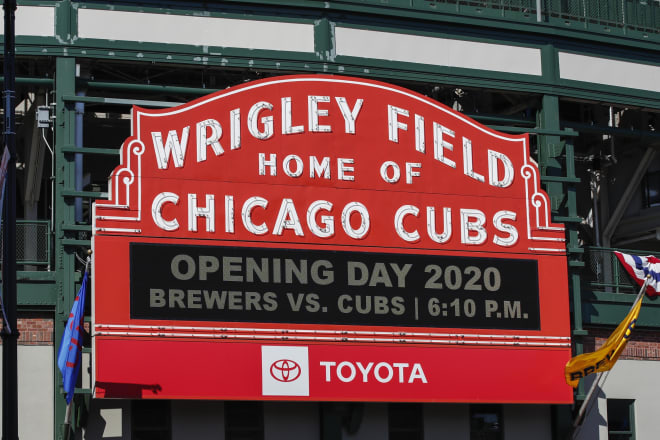 Wrigley Field, occasional football host. 