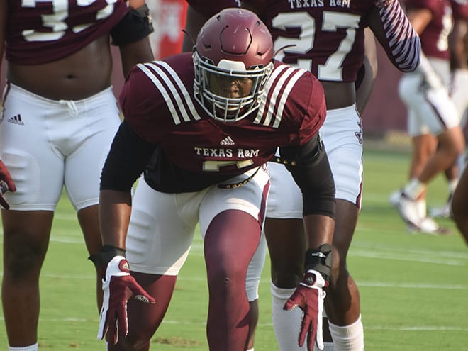 The Aggies hope Micheal Clemons can be a pass rush threat.