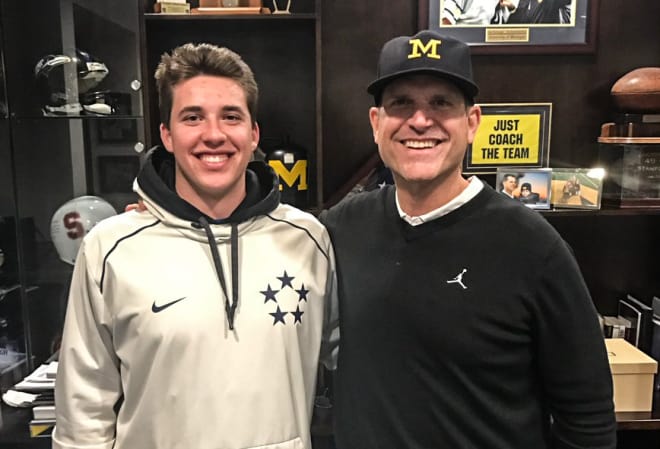 Four-star pro-style quarterback Cade McNamara was in Ann Arbor over the weekend and really bonded well with all of his future guys.