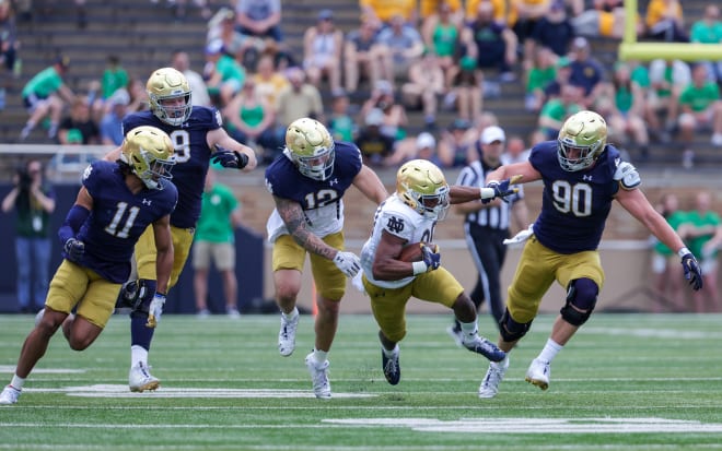 Including TJ Lindsey (not pictured), Notre Dame has offered 24 defensive linemen in the 2024 class. 