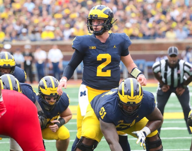 Shea Patterson ran for 273 yards and two scores in 2018.