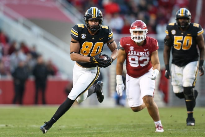 Missouri tight end transfer Messiah Swinson Nelson Chenault-USA TODAY Sports