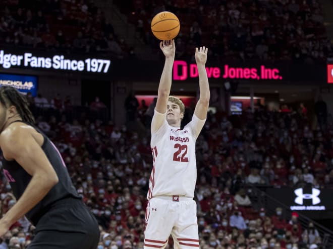 Wisconsin forward Steven Crowl finished with a team-high 13 points in the win against Penn State