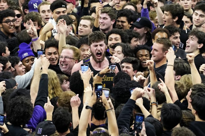 Northwestern beat a team ranked No. 1 by the AP for the first time in school history.