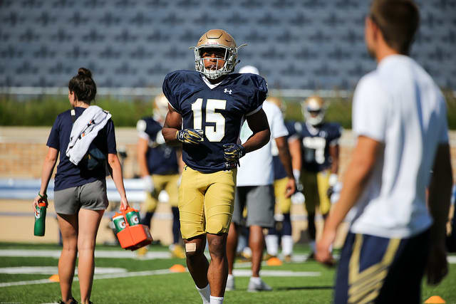 Graduate student Cameron Smith is expected to be a regular part of the receiver rotation.
