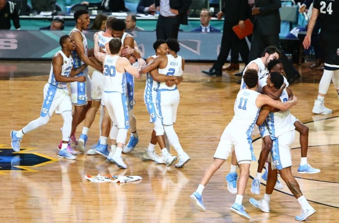 How did UNC win the NCAA championship despite not shooting or rebounding as it did in the regular season?