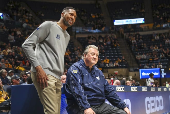 Johnson has been reunited with West Virginia head coach Bob Huggins.