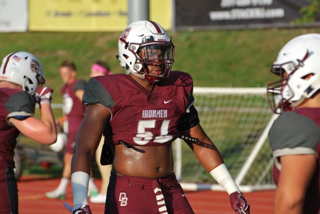 Ramsey (N.J.) Don Bosco Prep four-star defensive end Tyler Friday visited Michigan for its Nov. 25 game against Ohio State.