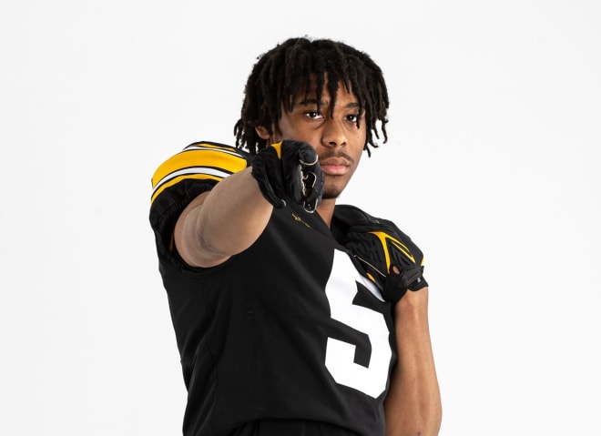Four-star wide receiver Joshua Manning visited the Iowa Hawkeyes on Saturday.