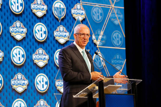 SEC Commissioner Greg Sankey said the conference is not interested in further expansion (Southeastern Conference)